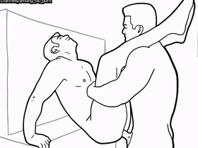 Black and white animated gay porn part 4