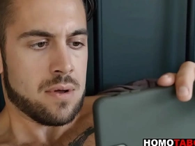 Step-brother caught me watching gay porn!