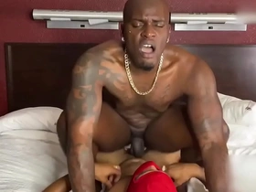 Daddyblackxxx first time getting fucked on camera featuring mr. red
